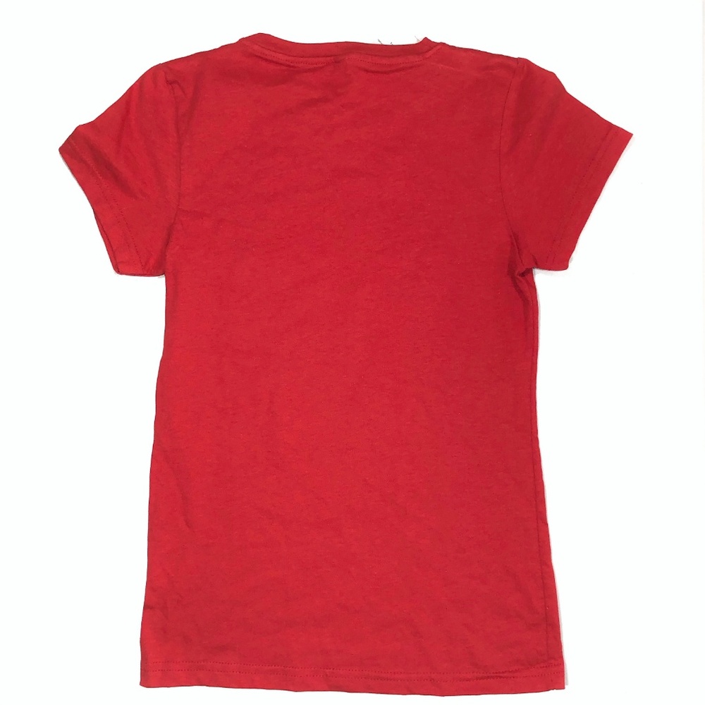 Girl’s L A T Live and Tell Red T-Shirt, Size Large - Picture 2 of 7